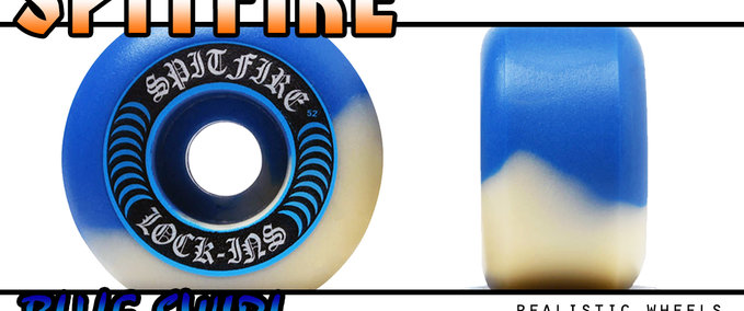 Gear Spitfire "Lock-Ins" Blue Swirl (realistic) Skater XL mod