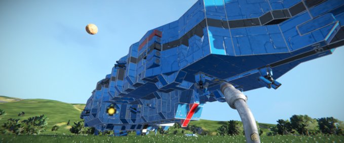 Blueprint ASI tanami class command frigate Space Engineers mod