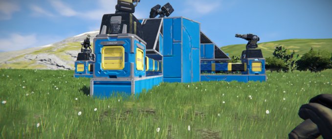 Blueprint ASI weapons platform Space Engineers mod