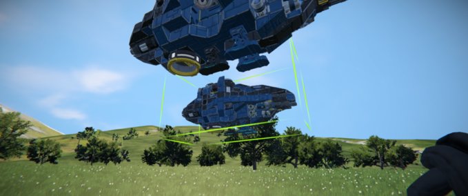 Blueprint ASI Magpie class fighter Space Engineers mod