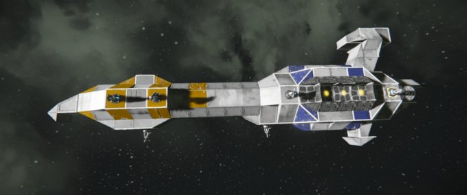 Blueprint Providence Class mini fig Space Engineers mod