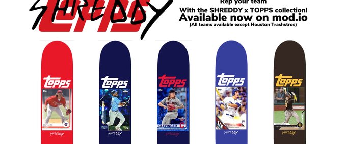 Real Brand SHREDDYxTOPPS Skater XL mod