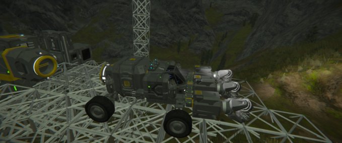 Blueprint rover miner Space Engineers mod