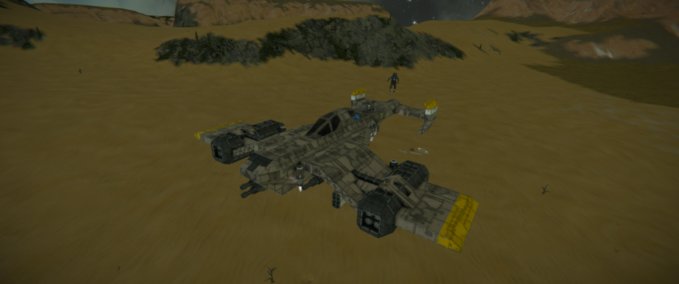 Blueprint 40k Imperium Avenger Strike Fighter Space Engineers mod
