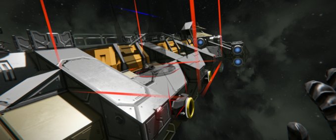 Blueprint R.U.S.T. Freighter Space Engineers mod