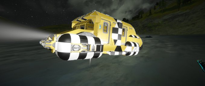 Blueprint The fifth element taxi Space Engineers mod