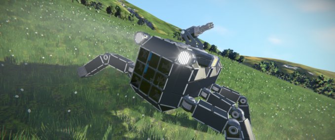 Blueprint Simple walker mech Space Engineers mod