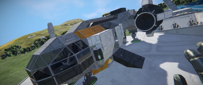 Blueprint Wasp-Class Light Shuttle Space Engineers mod