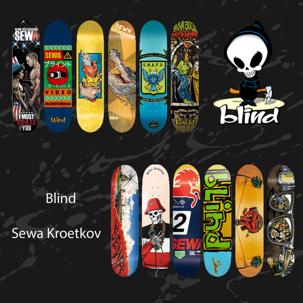 vaak terug worstelen Skater XL: 12 Blind Sewa Kroetkov Decks v 1.0 Real Brand, Deck Mod für  Skater XL