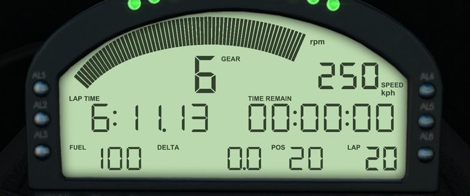 Other ADAC_2013_Chevrolet Corvette Z06.R GT3 Dashpanel mod
