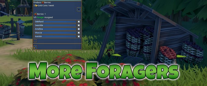 Sonstiges More Foragers Foundation mod