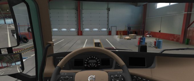 Trucks Volvo FH16 2012 Braunes Interieur Eurotruck Simulator mod