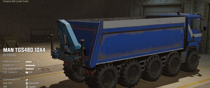 Subscribe MAN Truck TGS *** 10X4 add  Mini crane SnowRunner mod
