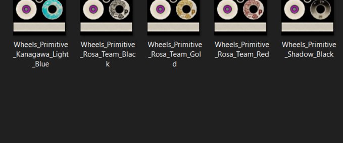 Gear Primitive Wheels Pack Skater XL mod