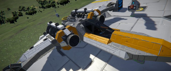 Blueprint E-Series Interplanetary Fighter Space Engineers mod