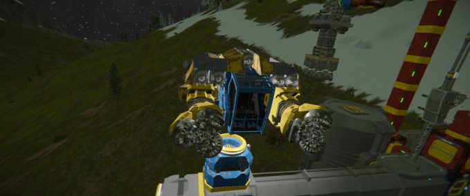 Blueprint Starter miner Space Engineers mod