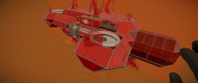 Blueprint Red dragon Space Engineers mod