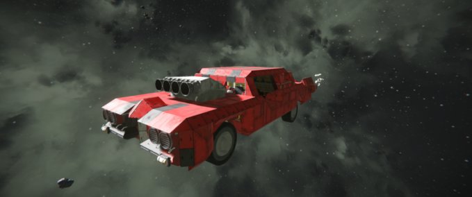 Blueprint Chevy Impala Dragger V.13 Space Engineers mod