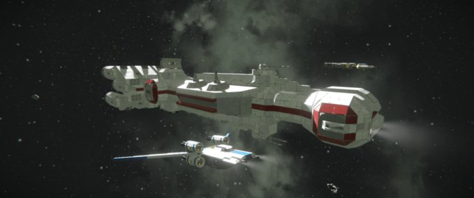 Blueprint Star Wars CR90 'Tantive IV' Space Engineers mod