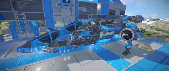 Blueprint MT-89 MoonHawk Space Engineers mod