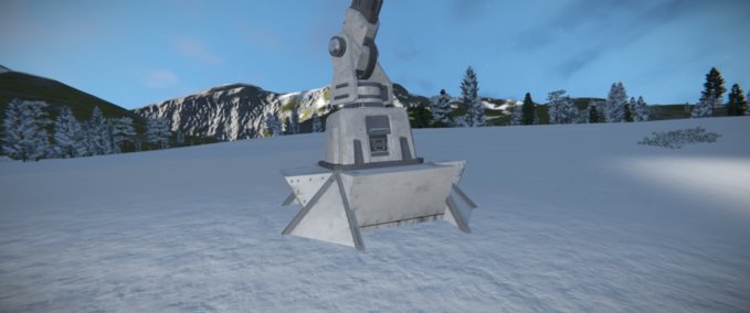 Blueprint Turret Emplacement Space Engineers mod