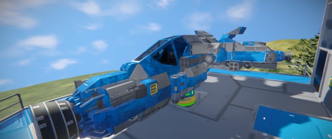 Blueprint SF-76-StarJay Space Engineers mod