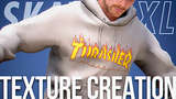 THRASHER grey hoodie Mod Thumbnail