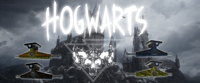Uncategorized Dark Arts Presents: Hogwarts Houses Skater XL mod