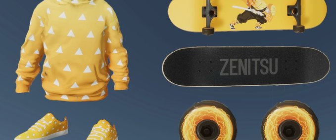 Fakeskate Brand Zenitsu Pack Skater XL mod
