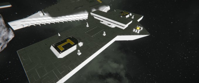 Blueprint Super carrier Space Engineers mod