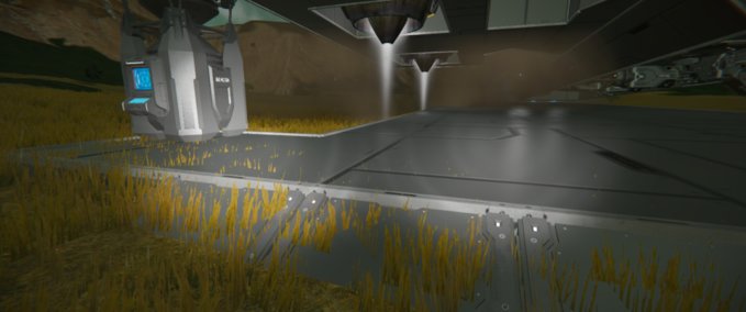Blueprint Landing Pad Space Engineers mod