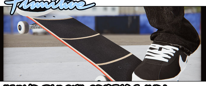 Gear Primitive "Four Block" Griptape Skater XL mod