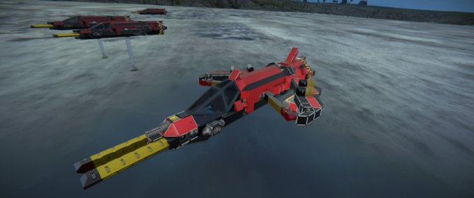 Blueprint Winter's Ninja Jet Space Engineers mod