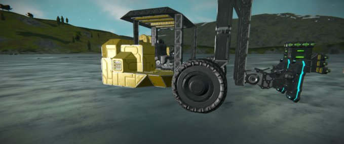 Blueprint SpF hinge forklift Serialkilla2ez Space Engineers mod