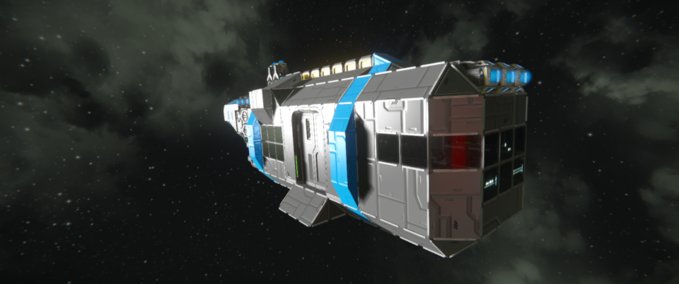 Blueprint FSRT.-- Deep Space Crew Transport Space Engineers mod