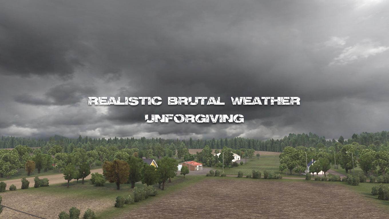 [ATS] REALISTIC BRUTAL WEATHER UNFORGIVING V1.0 (1.38 - 1.39) - Thumbnail 1