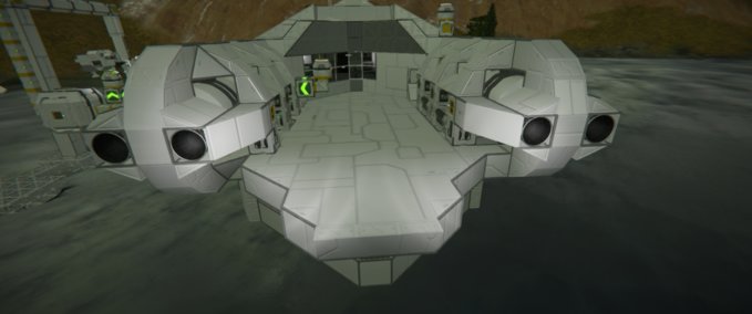 Blueprint First space ship_1 complete Space Engineers mod