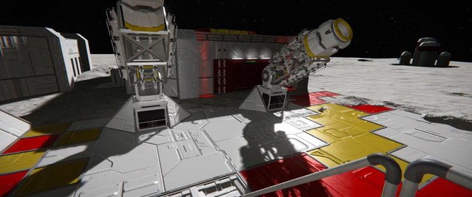 World INSF STATION FORWARD Space Engineers mod