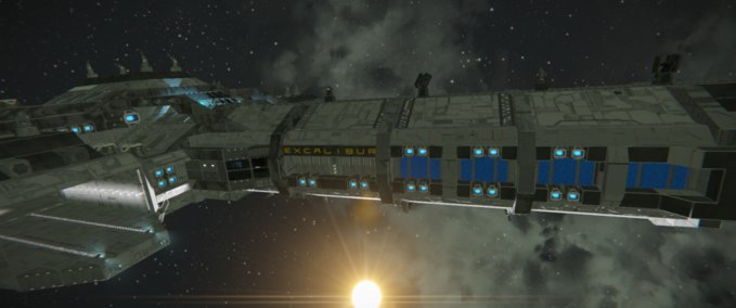 Blueprint Excalibur Space Engineers mod