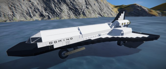 Blueprint Domino's Shuttle (Better Landing Gear) Space Engineers mod