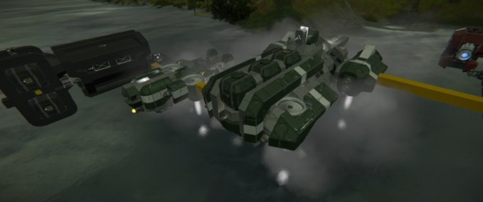 Blueprint Drag0n's ship and inspiration Space Engineers mod