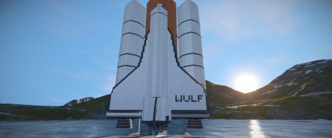 Blueprint Space Shuttle Wulf Space Engineers mod