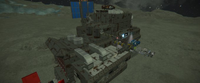 Blueprint Old Base Factory Space Engineers mod