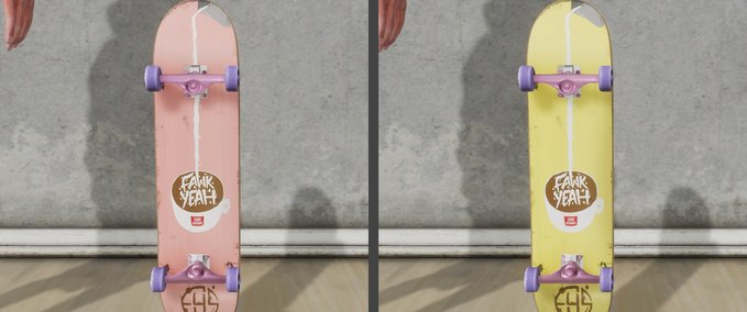 Real Brand Fawk Yeah Skateboards Skater XL mod