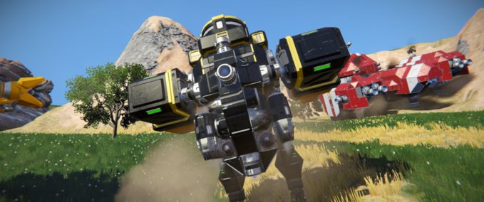 Blueprint Mech for the fallen empire Space Engineers mod