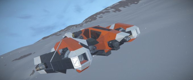 Blueprint Zandrias Scout Plane Space Engineers mod