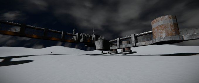 Blueprint Old Mining Base - Barracks Space Engineers mod