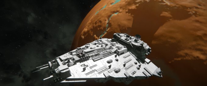 Blueprint Imperial Support Frigate Space Engineers mod