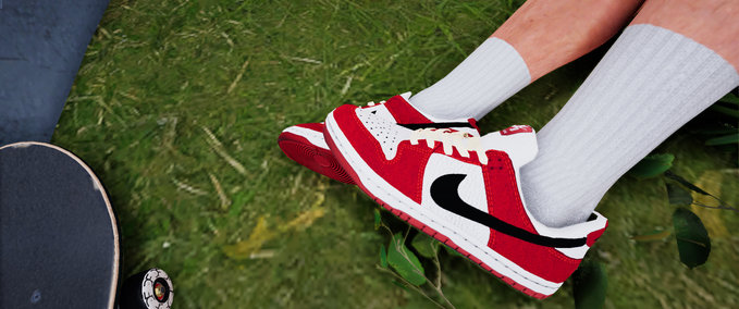 Gear Nike SB Dunk Low Pro Chicago 'Custom' Skater XL mod