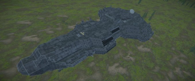 Blueprint SpF Destroyer shell Serialkilla2ez Space Engineers mod